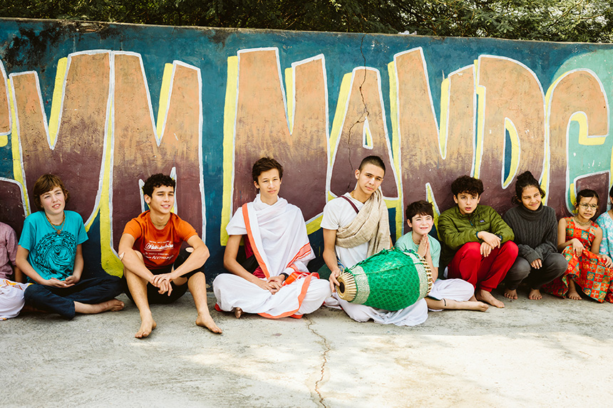 Children aged seven to seventeen participated in food distribution